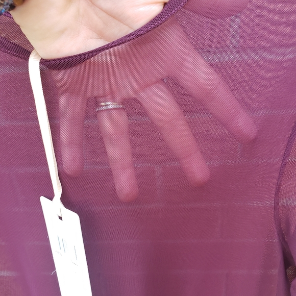 Margittes sheer pleated blouse NWT - Picture 5 of 6